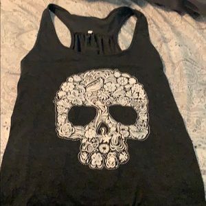 Skull tank top